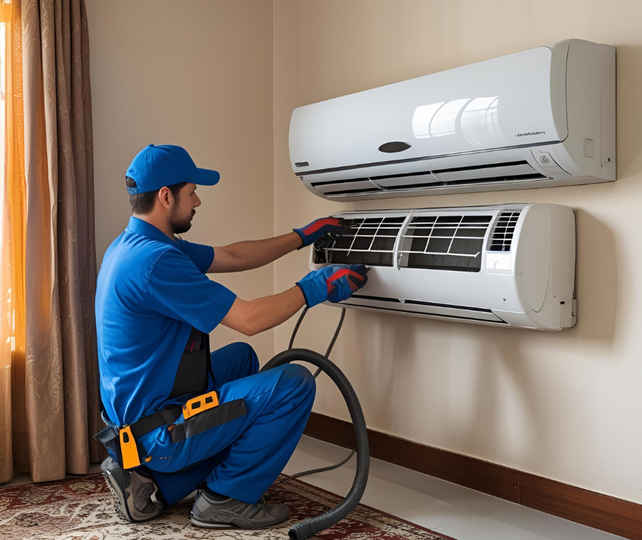 Central air condition maintenance